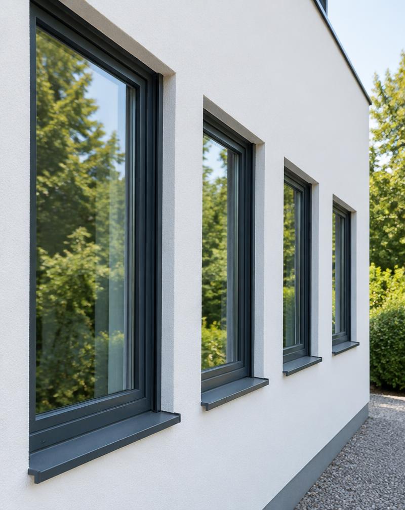 Fenster in der Fassade